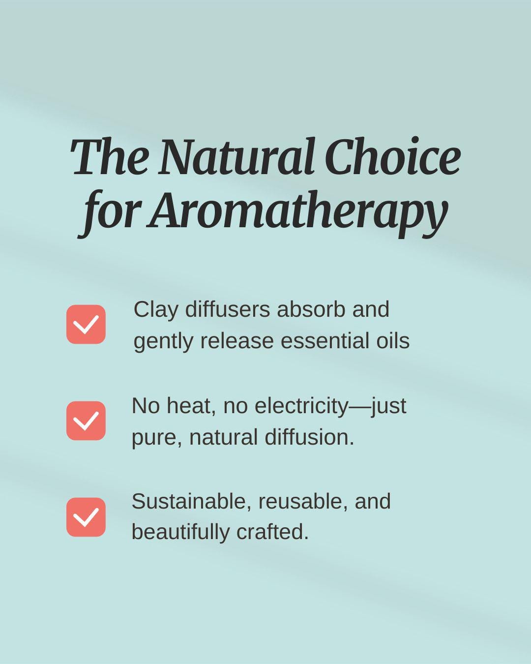 Terracotta Aromatherapy Cubes: Pocket Essential Oil Diffuser Stones: Passive Diffusers