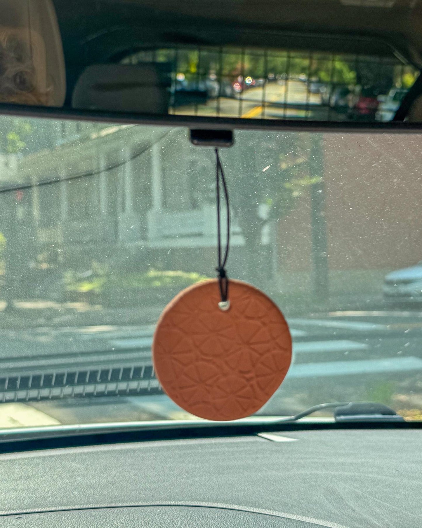 Terra Cotta Essential Oil Diffuser Disk: Hanging Aromatherapy: Passive Diffuser