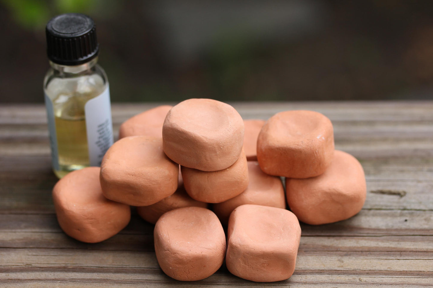 Terracotta Aromatherapy Cubes: Pocket Essential Oil Diffuser Stones: Passive Diffusers