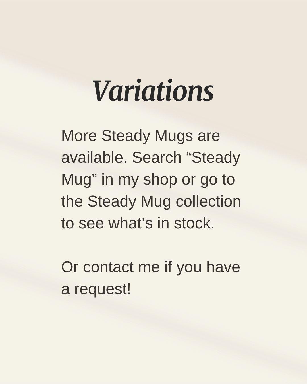 Steady Mug: Handmade Double Handled Mug: Purple Over Blue Ceramic Pottery